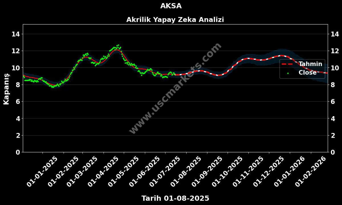 AKSA hisse hedef fiyat 2024 Akrilik grafik