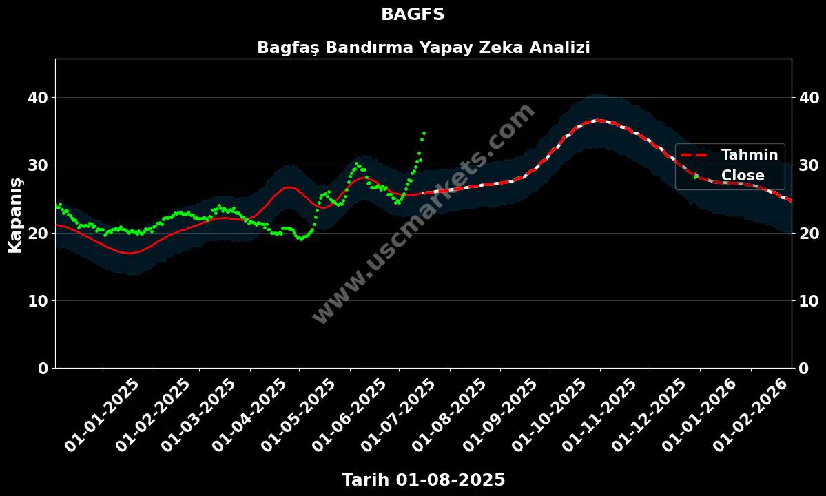 BAGFS hisse hedef fiyat 2024 Bagfaş Bandırma grafik