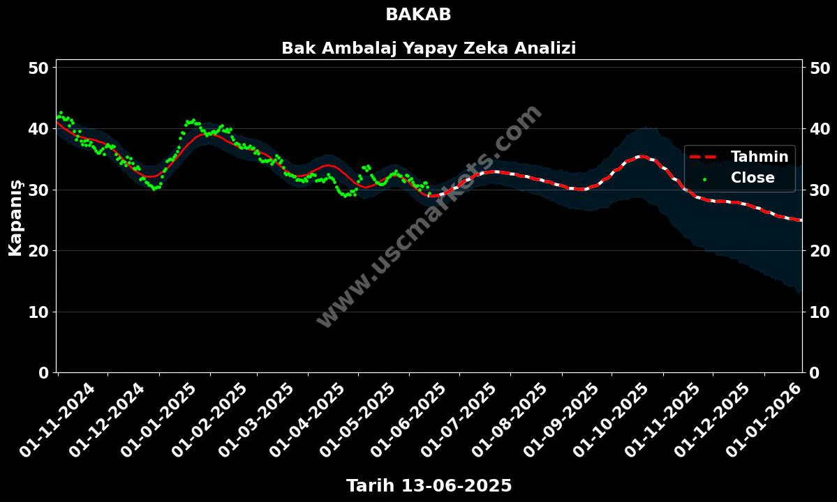 BAKAB hisse hedef fiyat 2024 Bak Ambalaj grafik