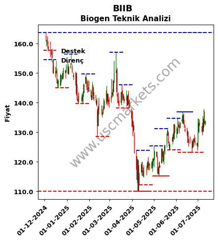 BIIB fiyat-yorum-grafik