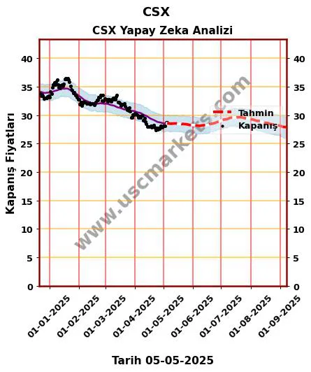 CSX hisse hedef fiyat 2024 CSX grafik