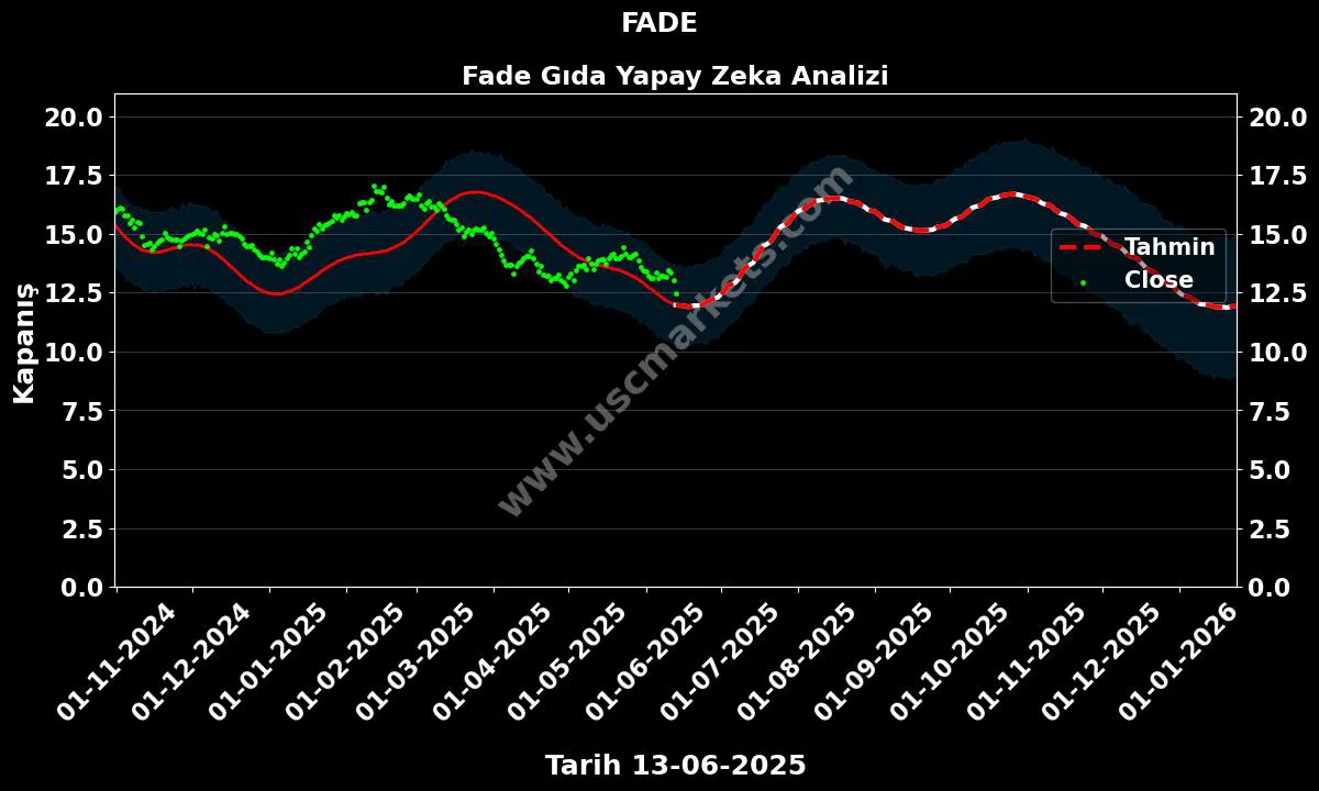FADE hisse hedef fiyat 2024 Fade Gıda grafik