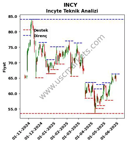 INCY fiyat-yorum-grafik