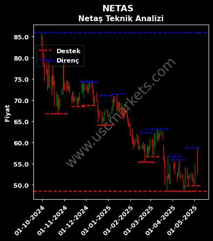 NETAS fiyat-yorum-grafik