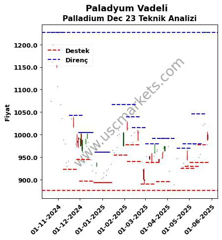 Paladyum-Vadeli fiyat-yorum-grafik