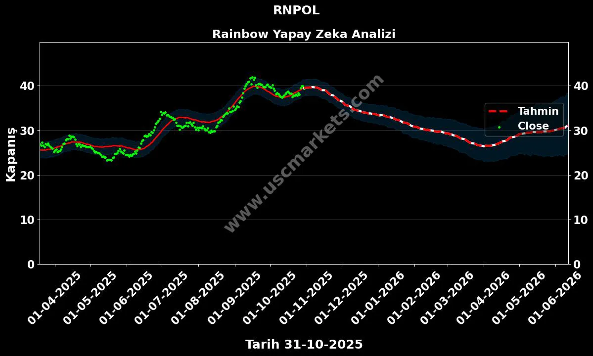 RNPOL hisse hedef fiyat 2024 Rainbow grafik