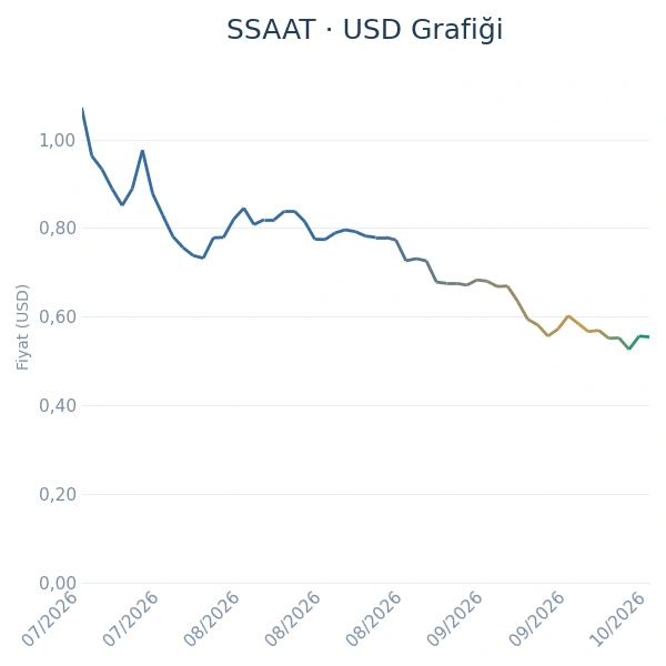 SSAAT Dolar Grafiği