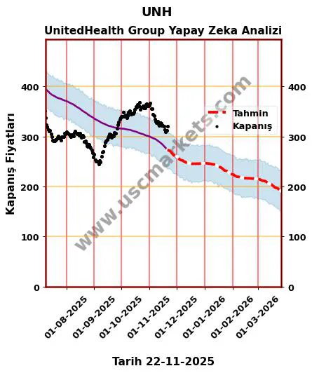 UNH hisse hedef fiyat 2024 UnitedHealth Group grafik
