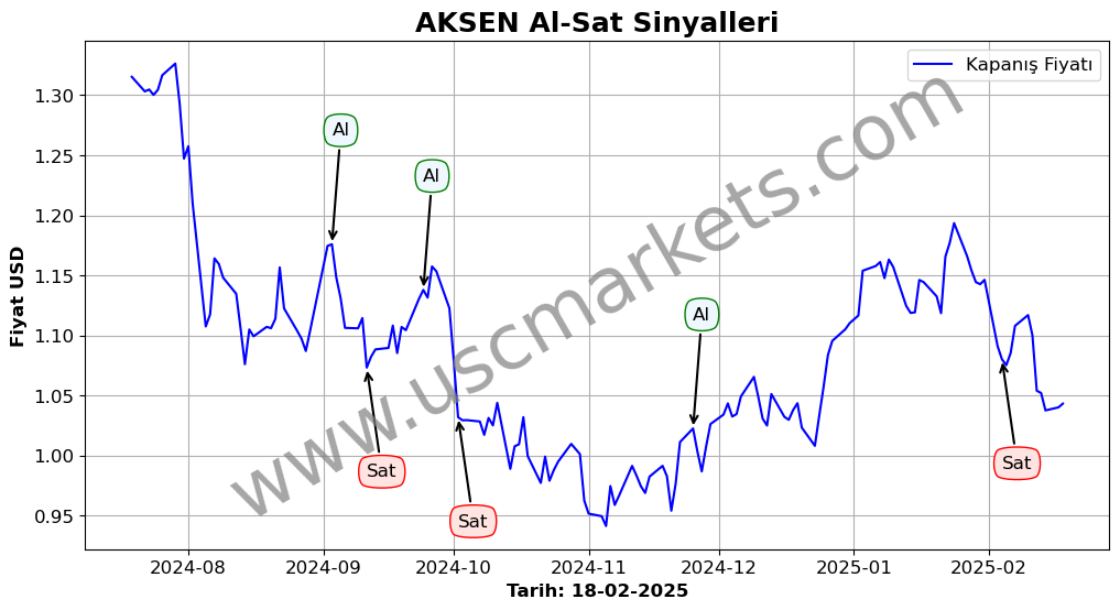 AKSEN algoritma sinyalleri 2