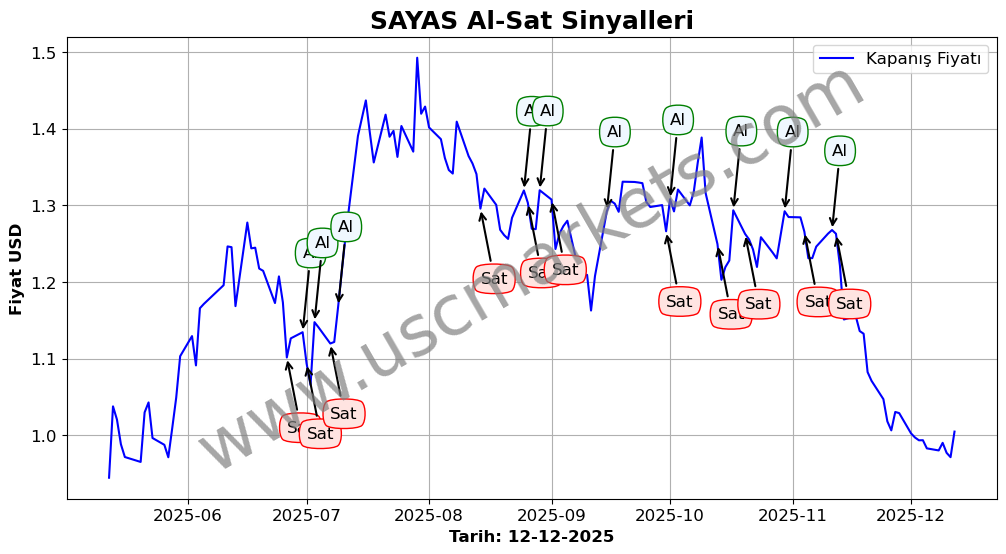 SAYAS algoritma sinyalleri 2
